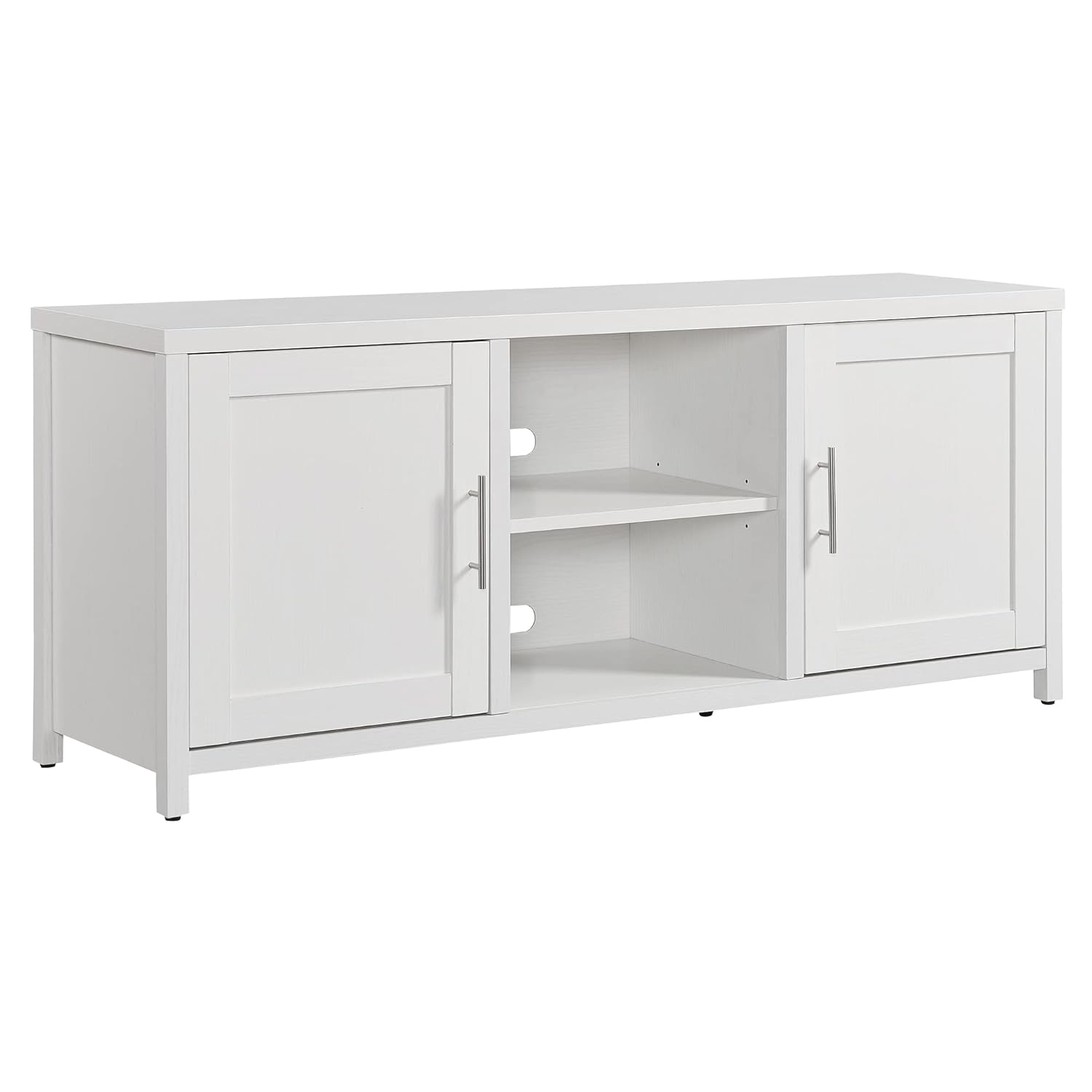 Evelyn&Zoe Strahm Rectangular TV Stand for TV's up to 65", White