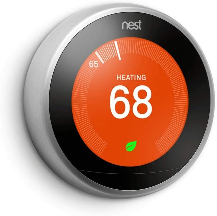 Restored Nest, T3007ES, Learning Thermostat, 3rd generation (Refurbished)