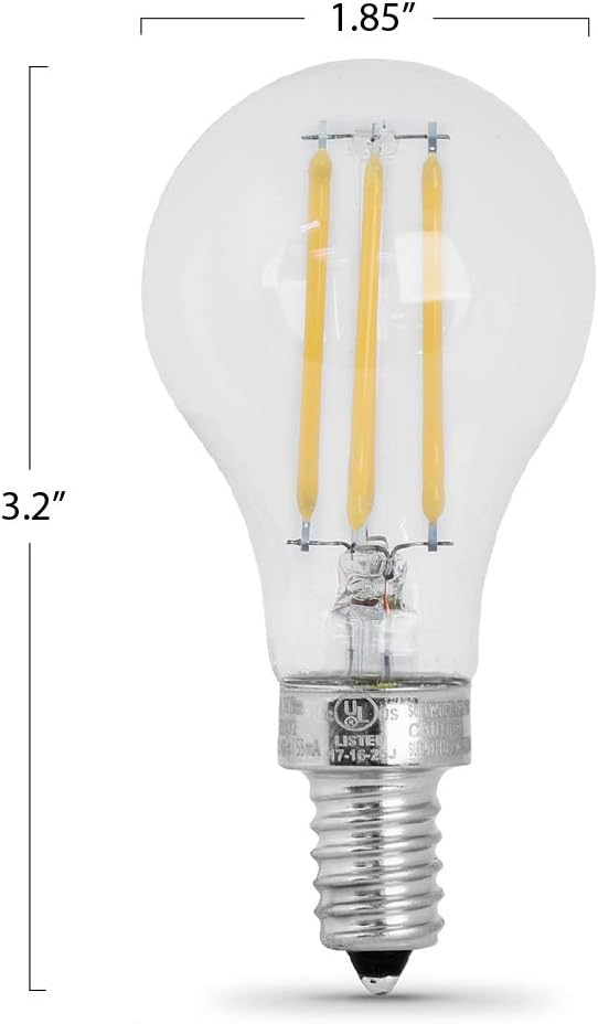 Clear Soft White Filament LED Bulb for Indoor/Outdoor Use