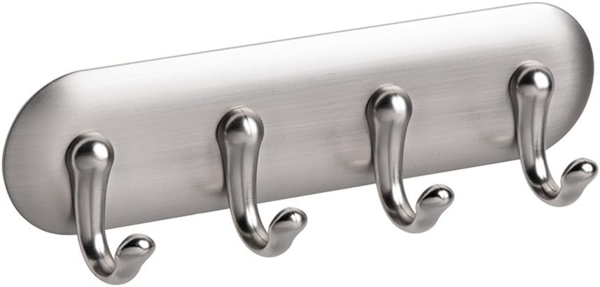 Inter-Design 54470 York Self Adhesive Small Key Rack