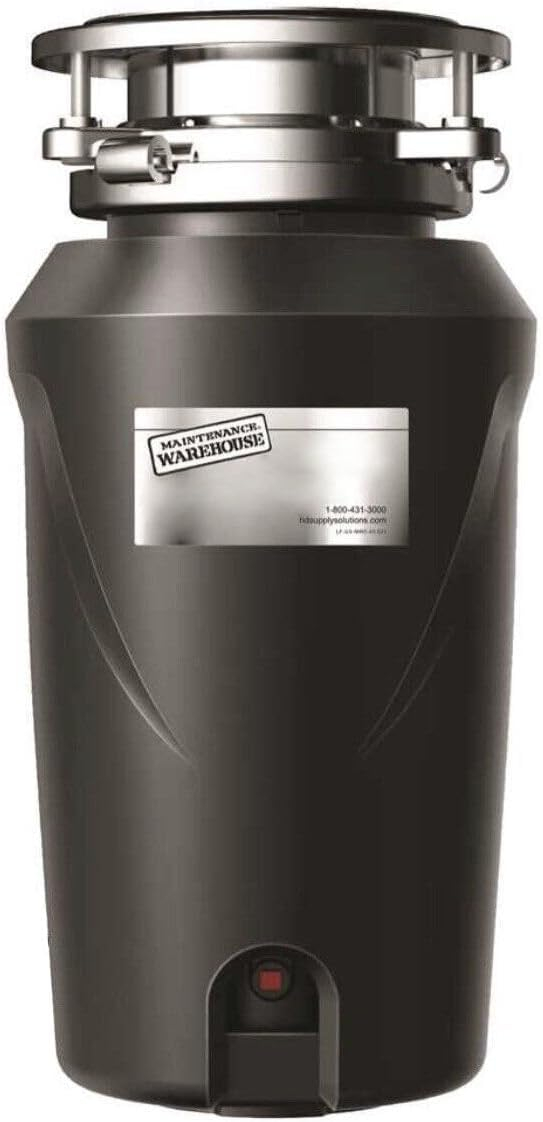 Maintenance Warehouse 0.5 HP Stainless Steel Garbage Disposal