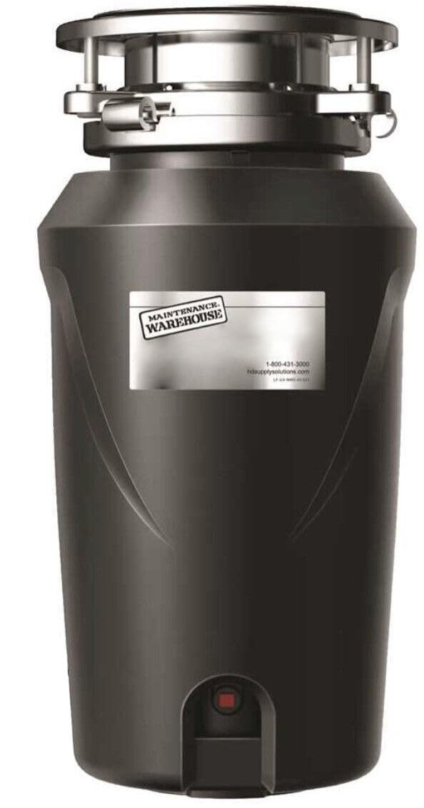 Maintenance Warehouse 0.5 HP Stainless Steel Garbage Disposal