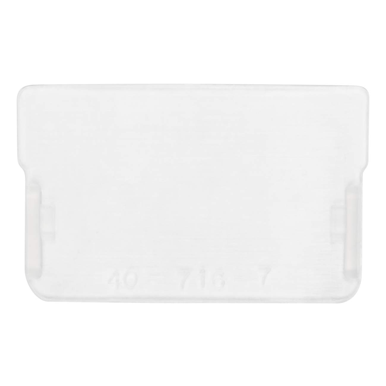 Akro-Mils 40716 Plastic Width Dividers for Small Drawers in Plastic Cabinets, Custom Storage Inserts for Teacher Toolbox, Small Parts Organizer, Screw Organizer and More, 16-Pack, Clear