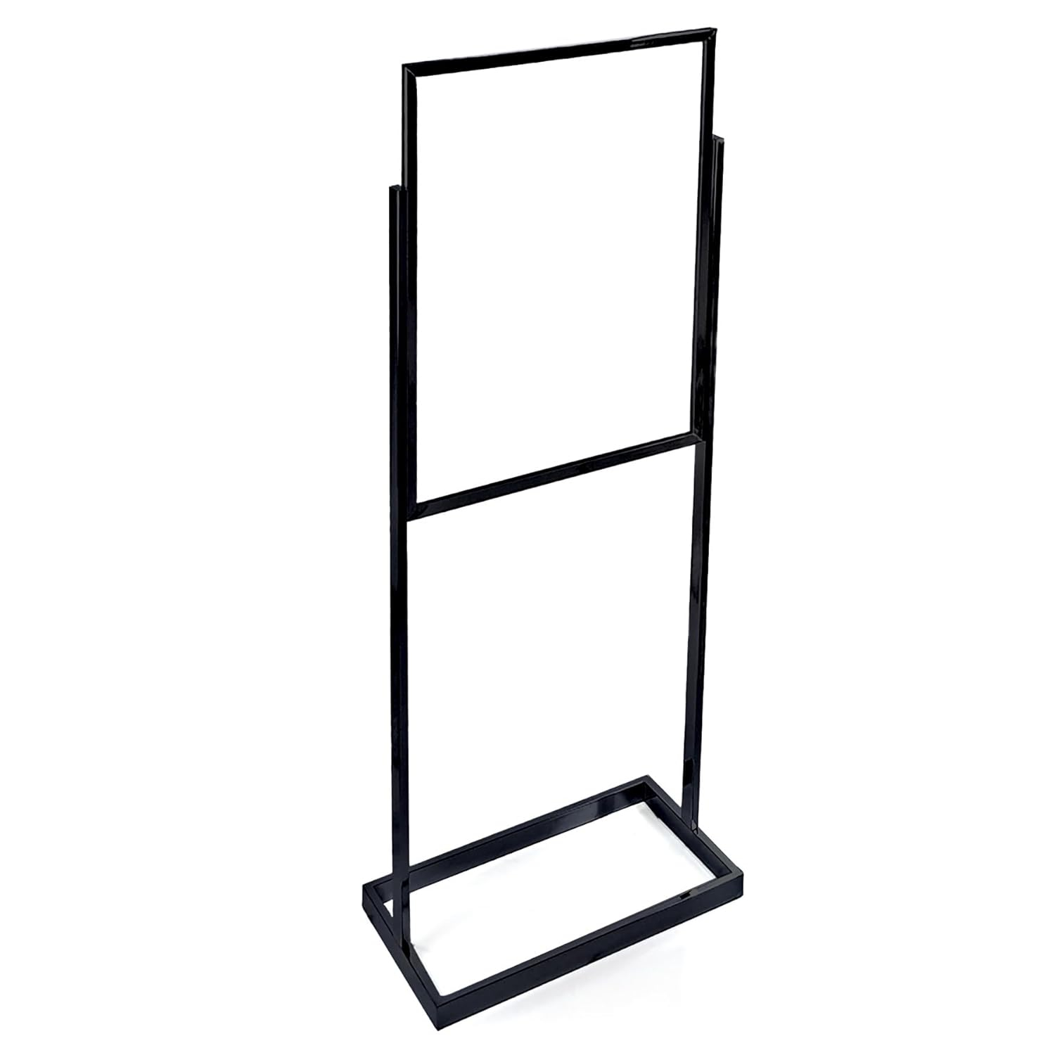 Azar Displays Black Poster Floor Stand 22"W x 28"H on Wide Base