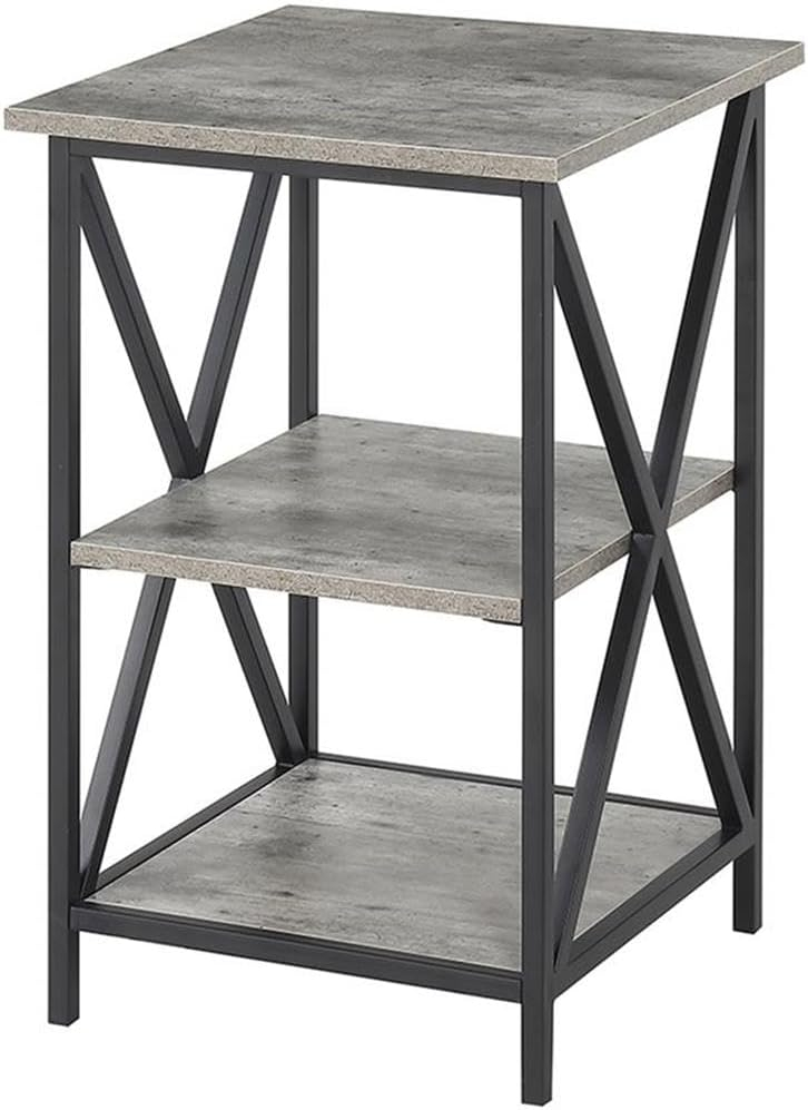Convenience Concepts Tucson 3 Tier End Table, Faux Birch