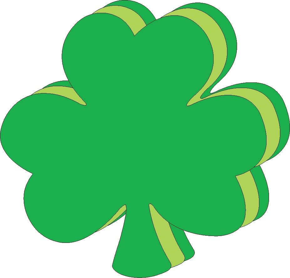 SHAPES ETC. 31 Pcs Green Assorted Shamrock Small Creative Cut-Outs 3in Construction Paper St. Patrick’s Day Decorations Holiday Décor Kids’ Irish School Craft Projects St. Patty’s Day Parades USA Made