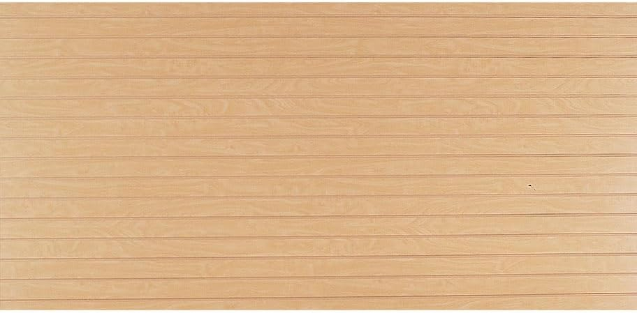 Maple 4' x 8' Horizontal Slatwall Panel for Storage and Display