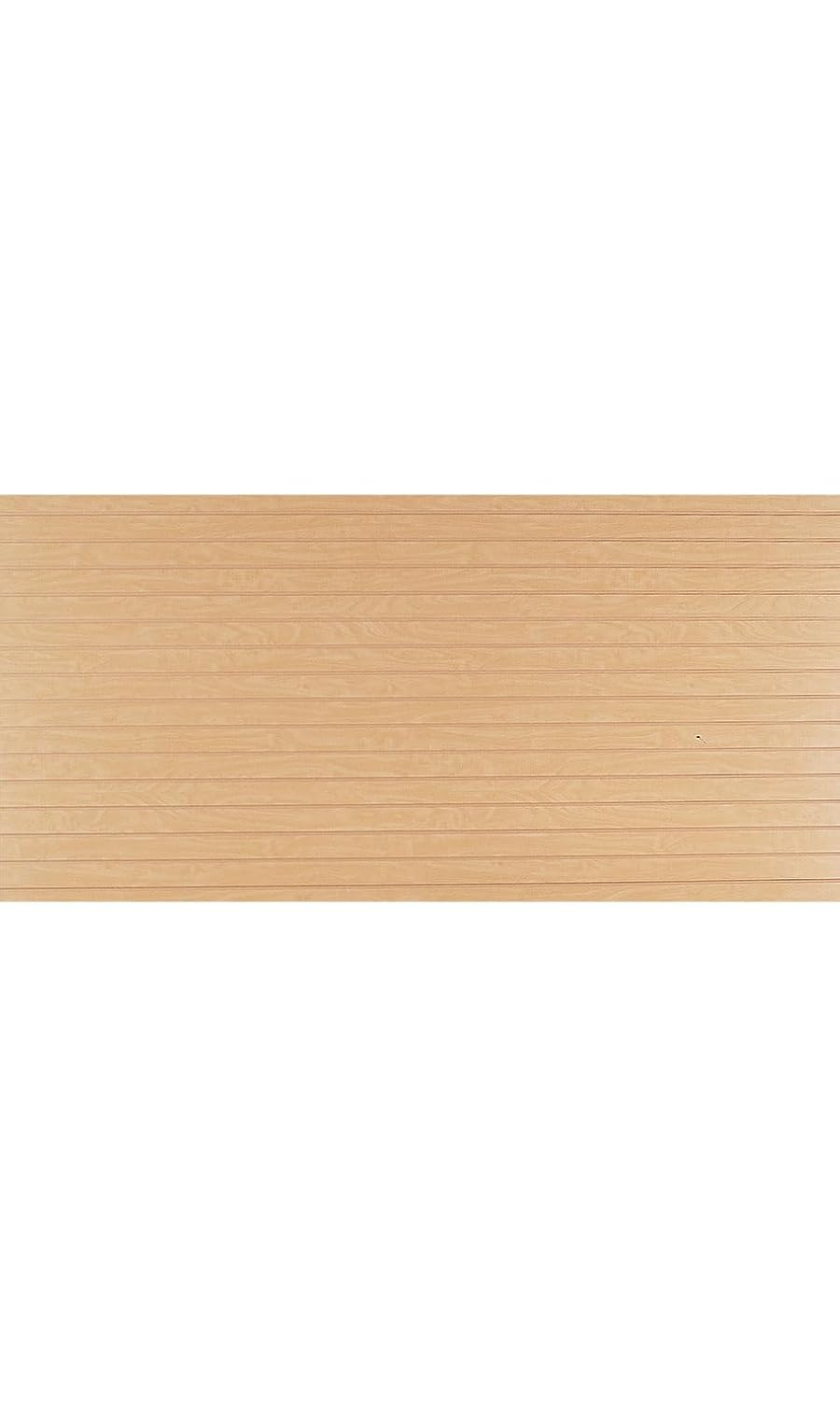 Maple 4' x 8' Horizontal Slatwall Panel for Storage and Display