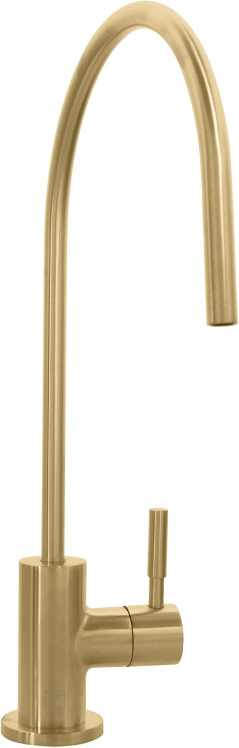 Champagne Bronze Single Handle Modern Bar and Prep Faucet