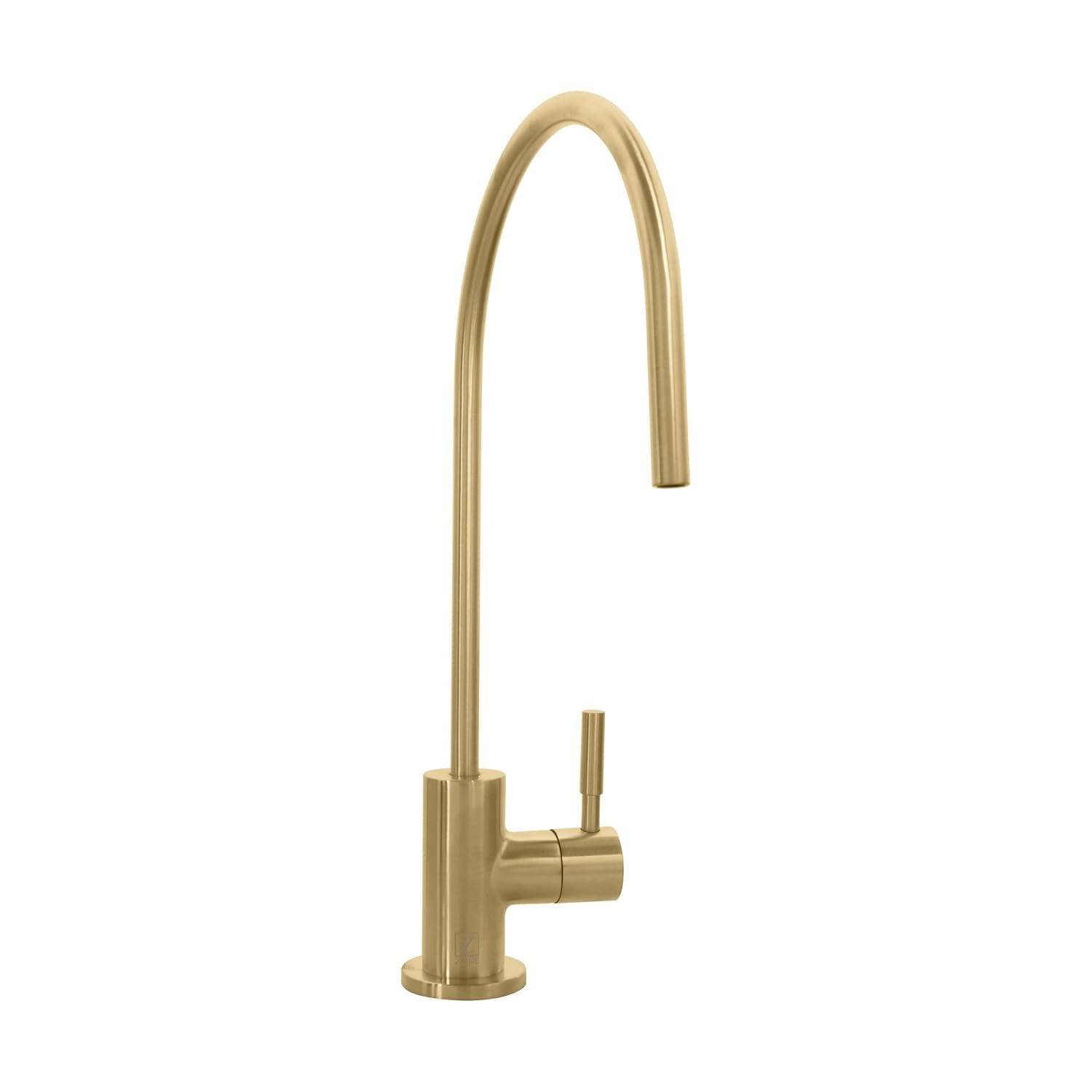 Champagne Bronze Single Handle Modern Bar and Prep Faucet