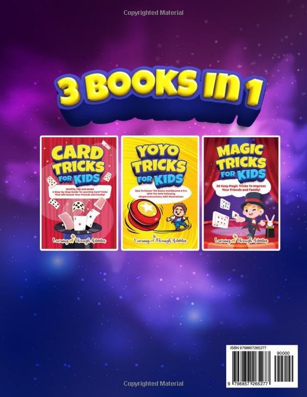 Jumbo Magic Tricks for Kids: 3-in-1 Bundle with Card, YoYo, and Magic Tricks