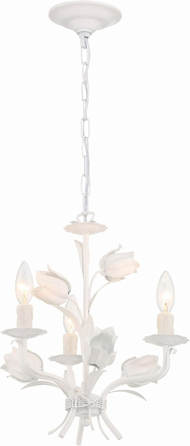 4813-WW-Crystorama Lighting-Southport - Three Light Mini Chandelier In Traditional And Contemporary Style - 14 Inches Wide By 15 Inches High