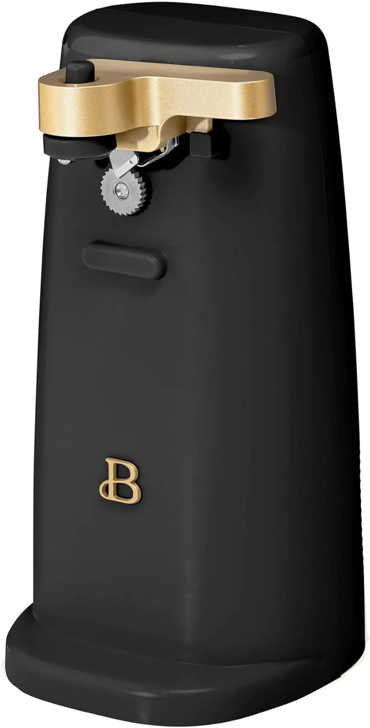 Beautiful Easy-Prep Electric Can Opener, Black Sesame by Drew Barrymore