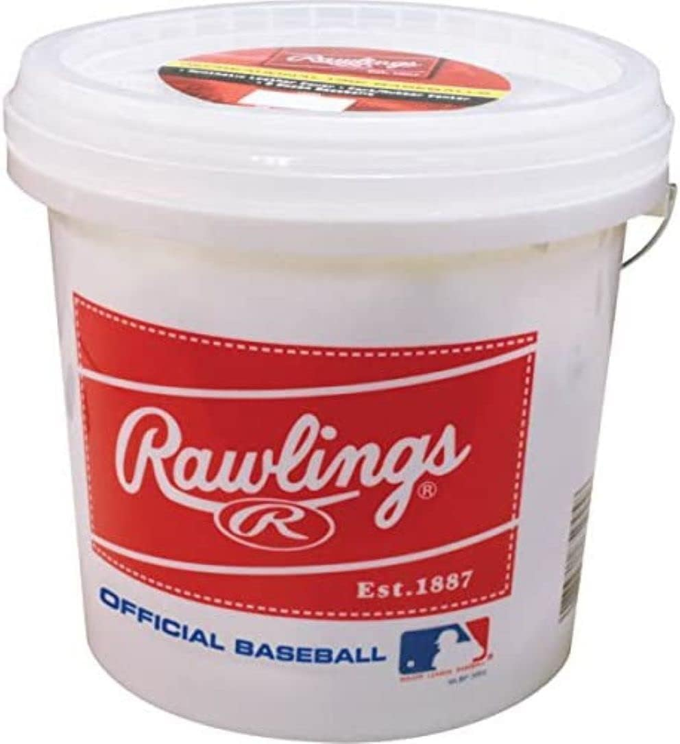 Rawlings | Official League Recreational Use Practice Baseballs | Youth/8U | R8U | Bucket | 24 Count