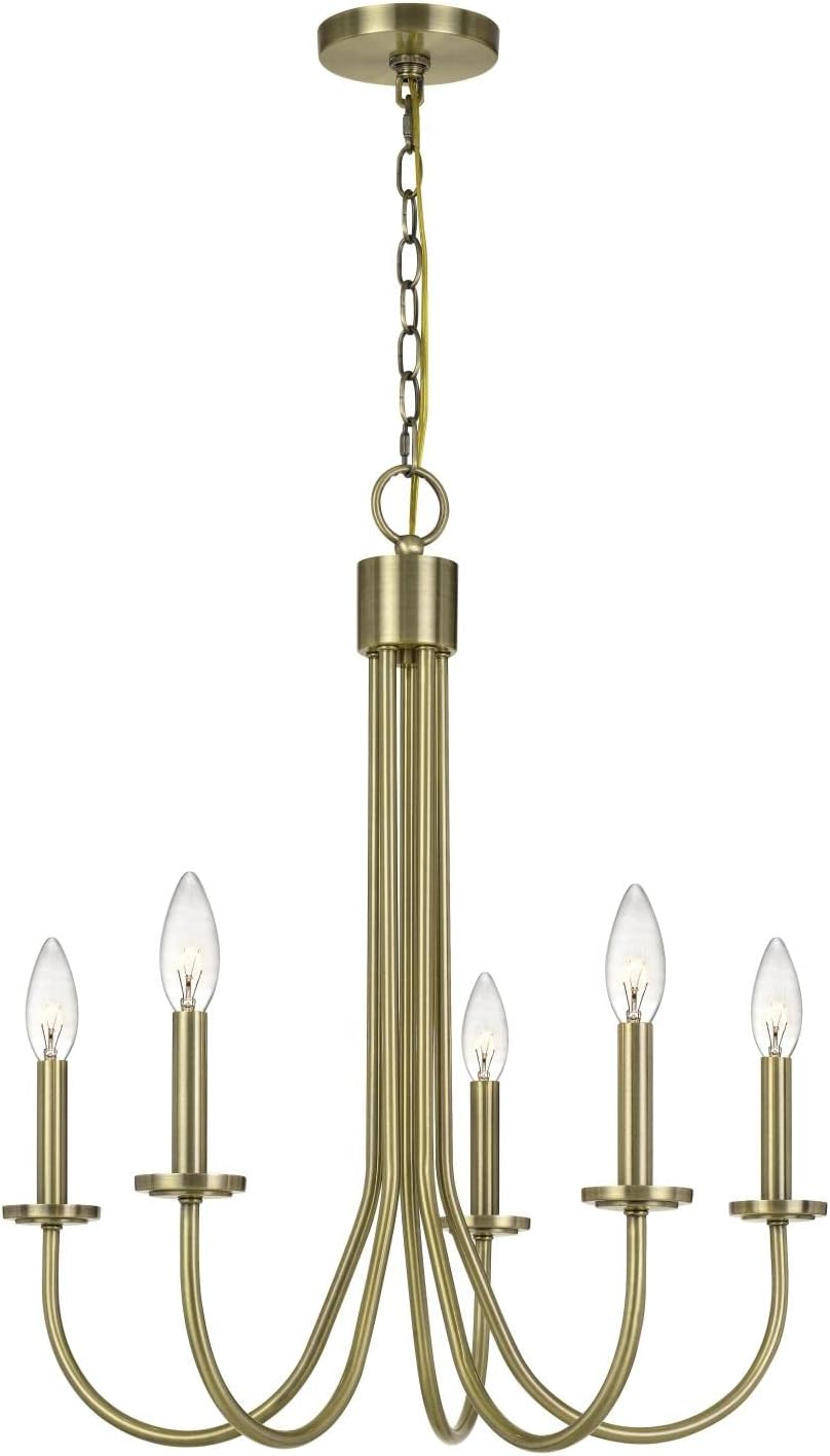 60W X 5 Spiez Metal Chandelier