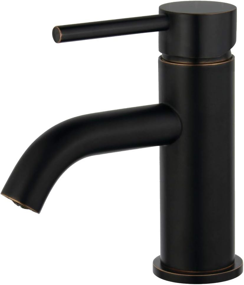 Fauceture LS8226DL Concord Single-Handle Bathroom Faucet with Push Pop-Up, Naples Bronze