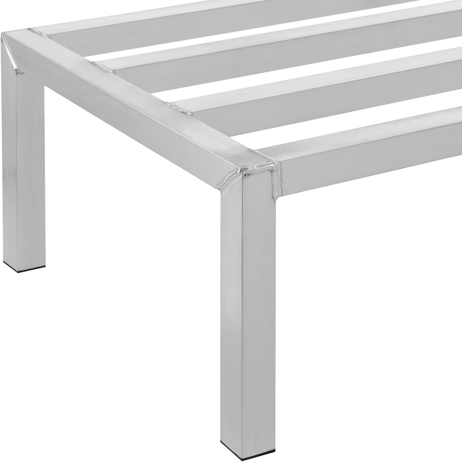 Industrial Aluminum Rectangular Dunnage Rack for Kitchen and Garage