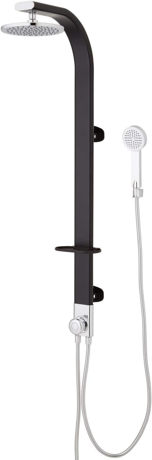 Signature Hardware 426005 Tilley Outdoor Shower Panel - Black