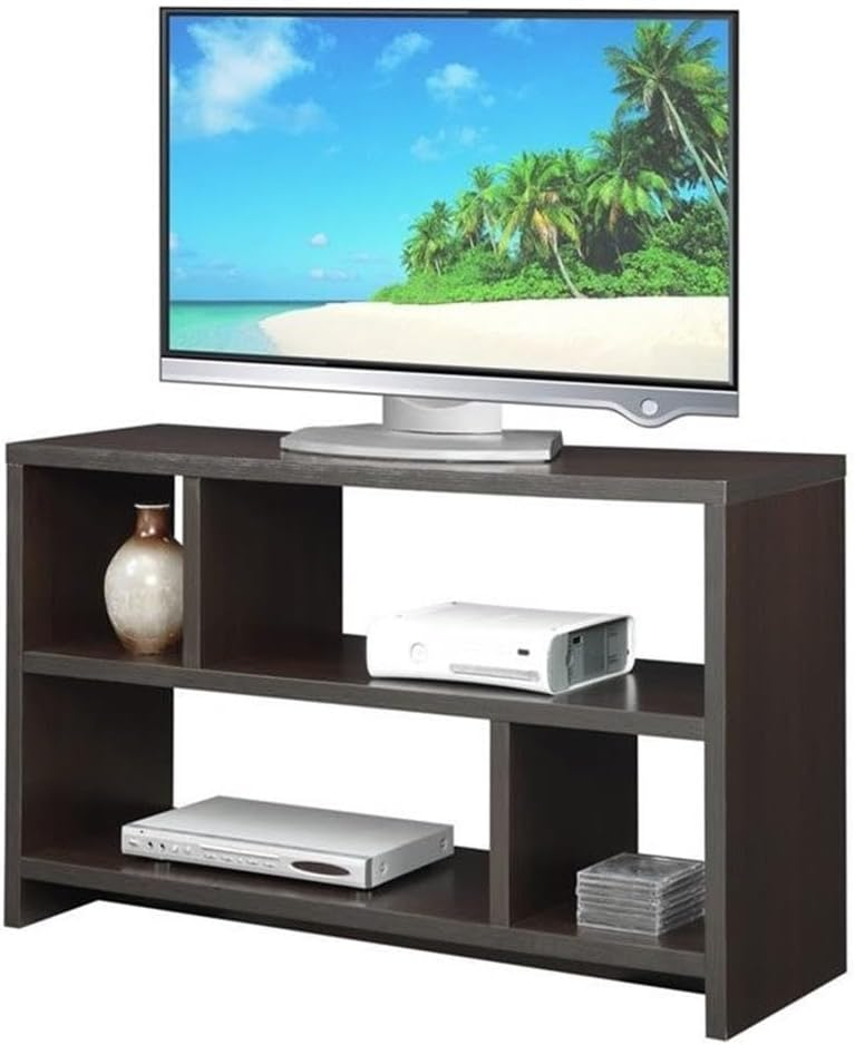 Convenience Concepts Northfield TV Stand Console with Shelves, Espresso