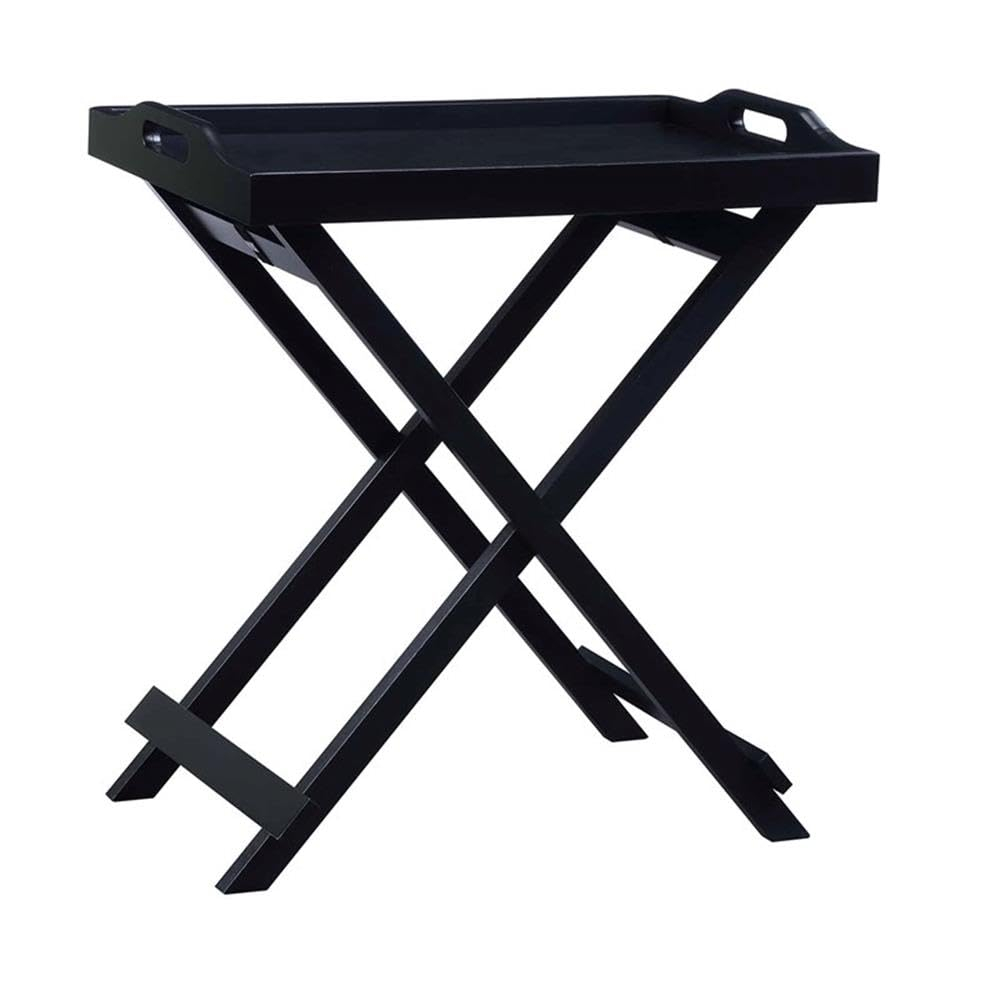 Convenience Concepts Designs2Go Folding Tray Table, Black