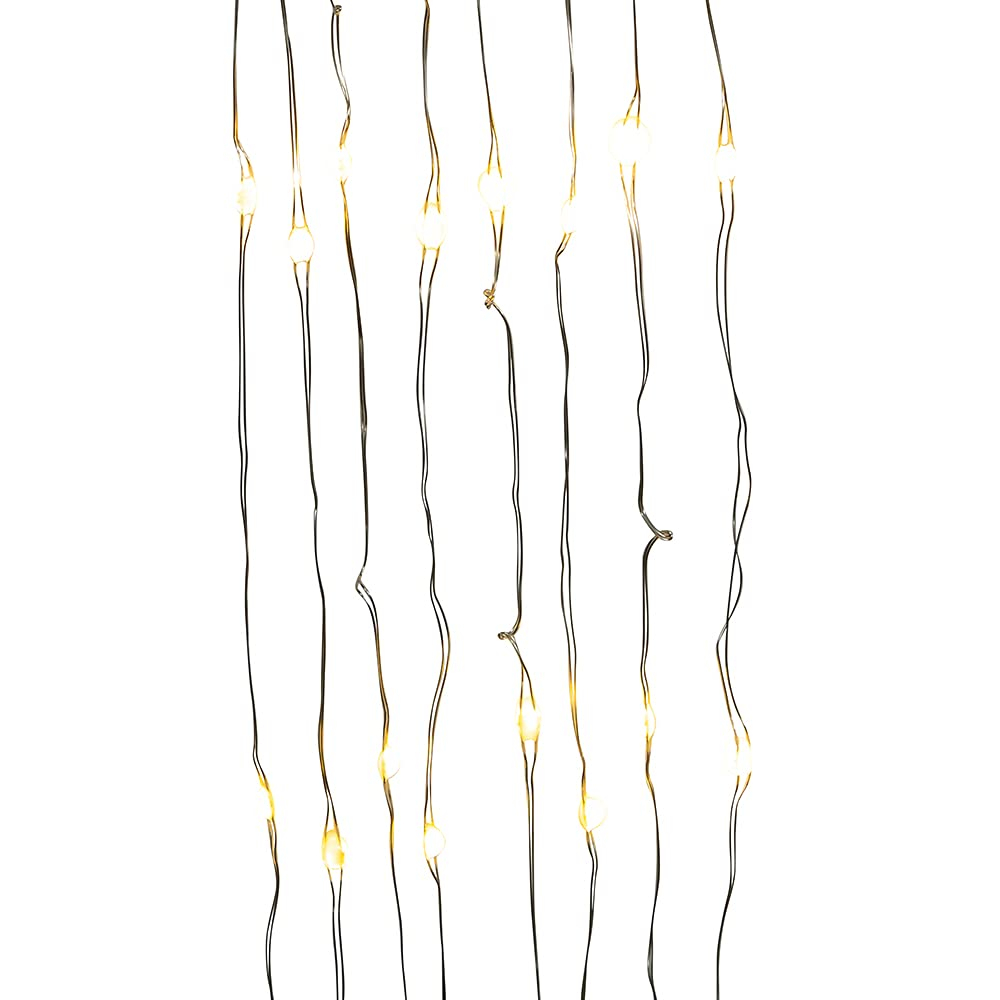 50-Light Warm White Battery Operated LED Christmas Tree Lights