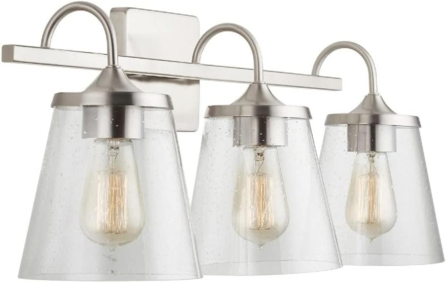 Capital Lighting - 3 Light Transitional Bath Vanity Approved for Damp Locations