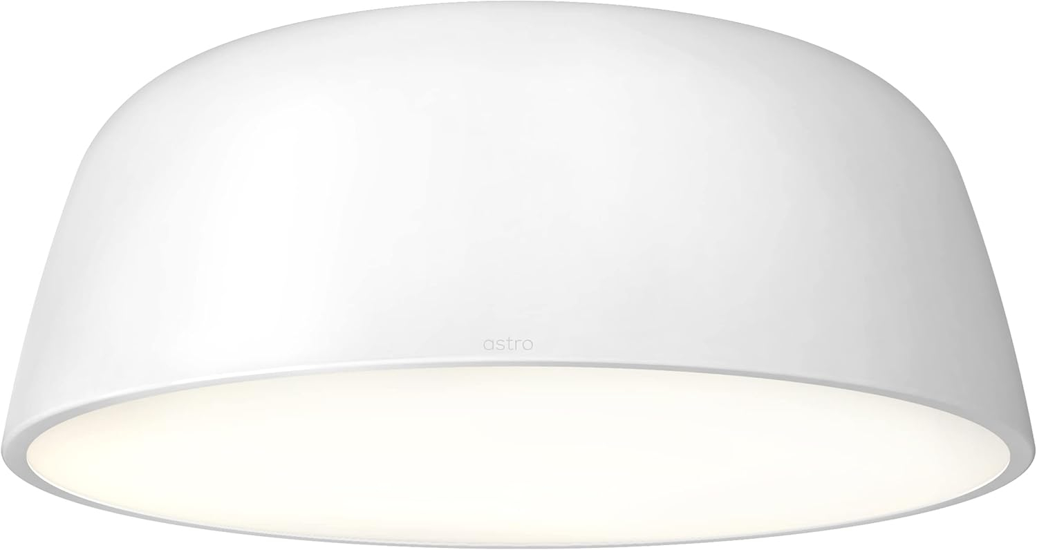 Astro Taiko 300 Indoor Ceiling Light (Matt White) - Dry Rated -, Designed in Britain - 1456007-3 Years Guarantee