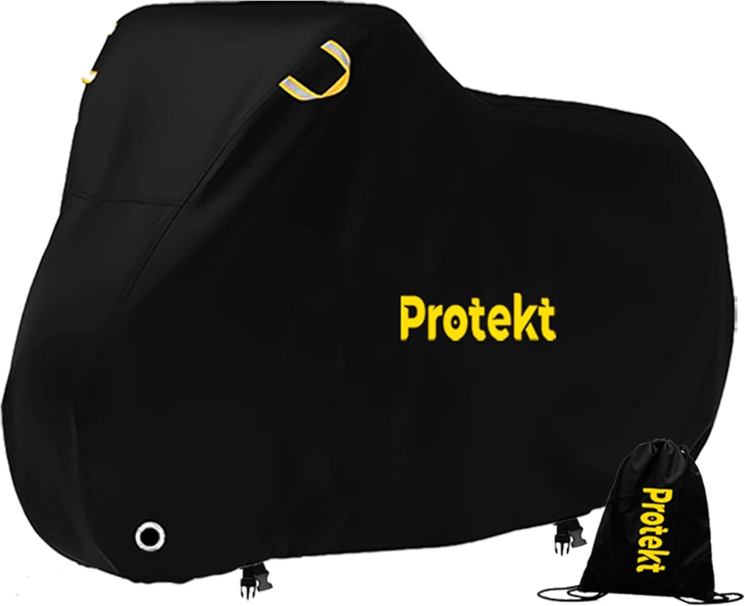 Protekt Bike Cover for 2-3 Bikes - Stationary Heavy Duty Bike Covers for Outdoor Storage | Rain Dust Resistant, UV Coated Bike Cover Waterproof with Lock Holes & Storage Bag for Bicycle Cover/E-Bikes