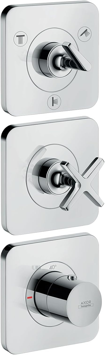 AXOR Citterio E Thermostatic Module Trim 15" x 4.75" for 3 Functions 36704001