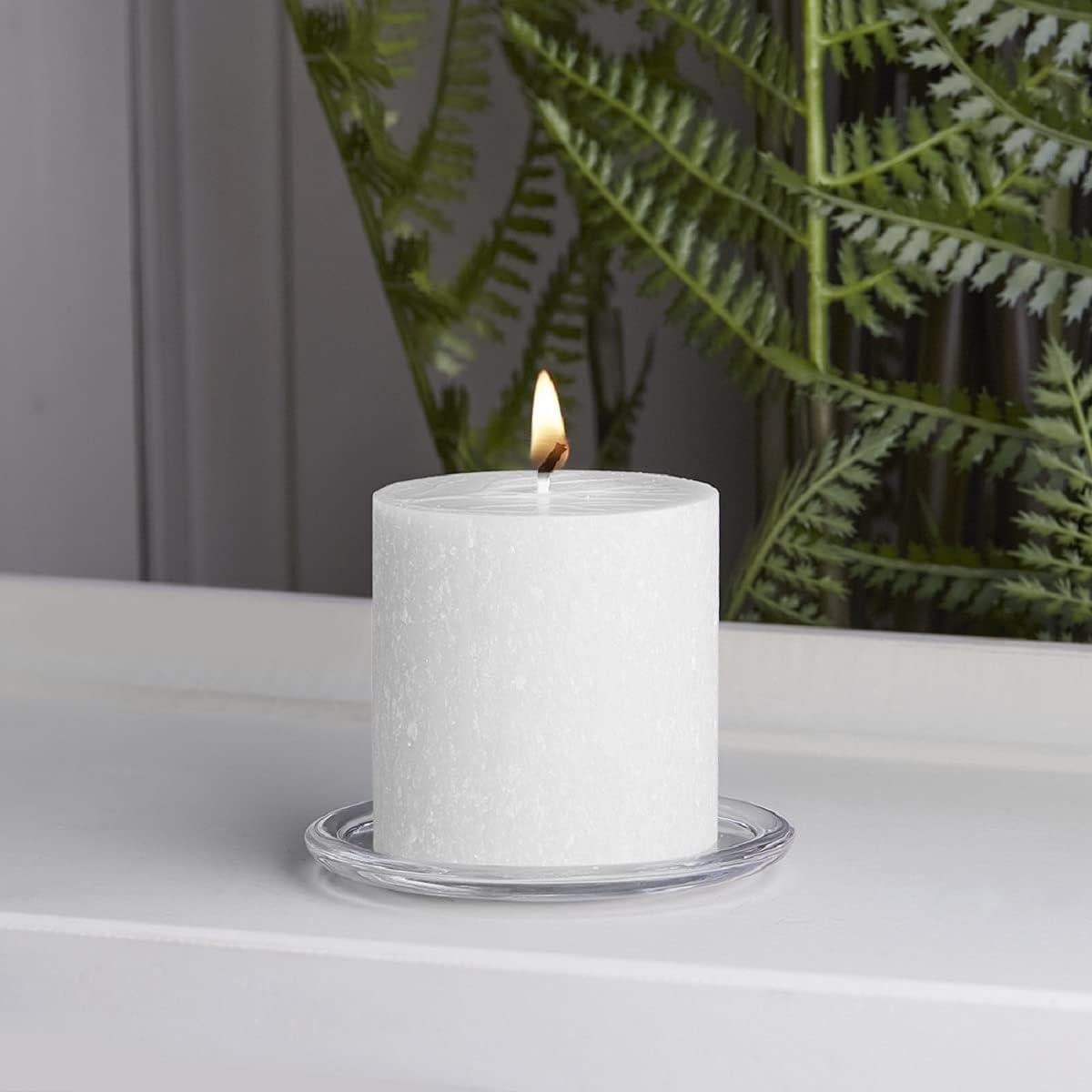 ROOT Unscented 3 In Timberline Pillar Candle 1 ea. White - 3 X 3
