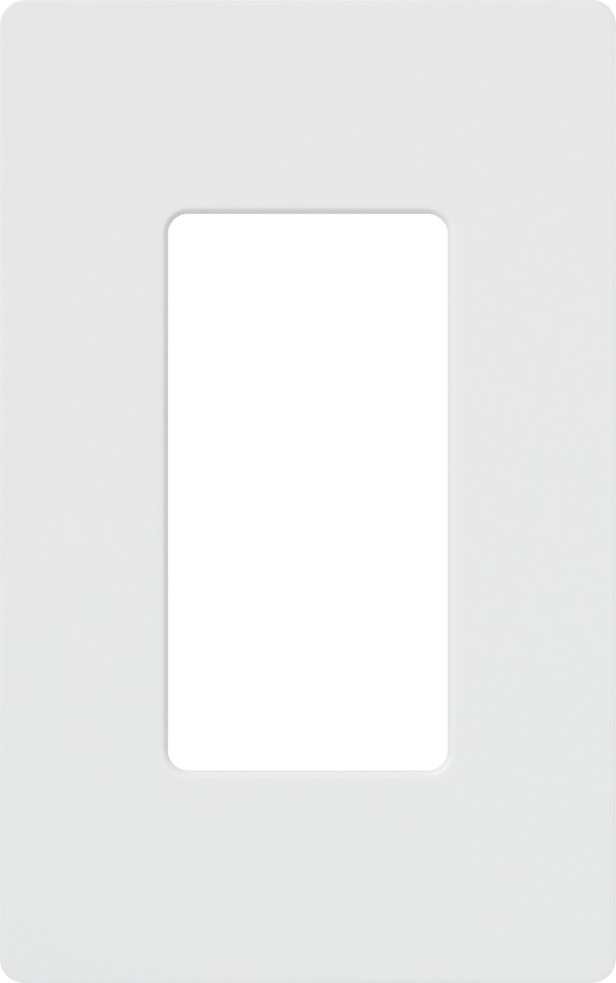 Lutron Cw-1-Wh 1-Gang Claro Wall Plate, White