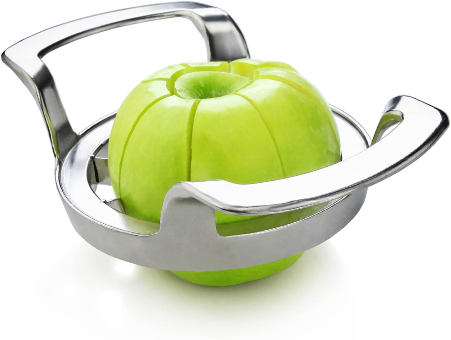 New Star Foodservice Heavy Duty Commercial Apple Corer and Divider, Silver, Powder Coating