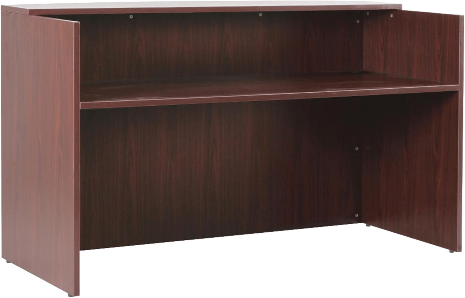 Winston Porter Sahrye Rectangle Synthetic Laminate Reception Desk