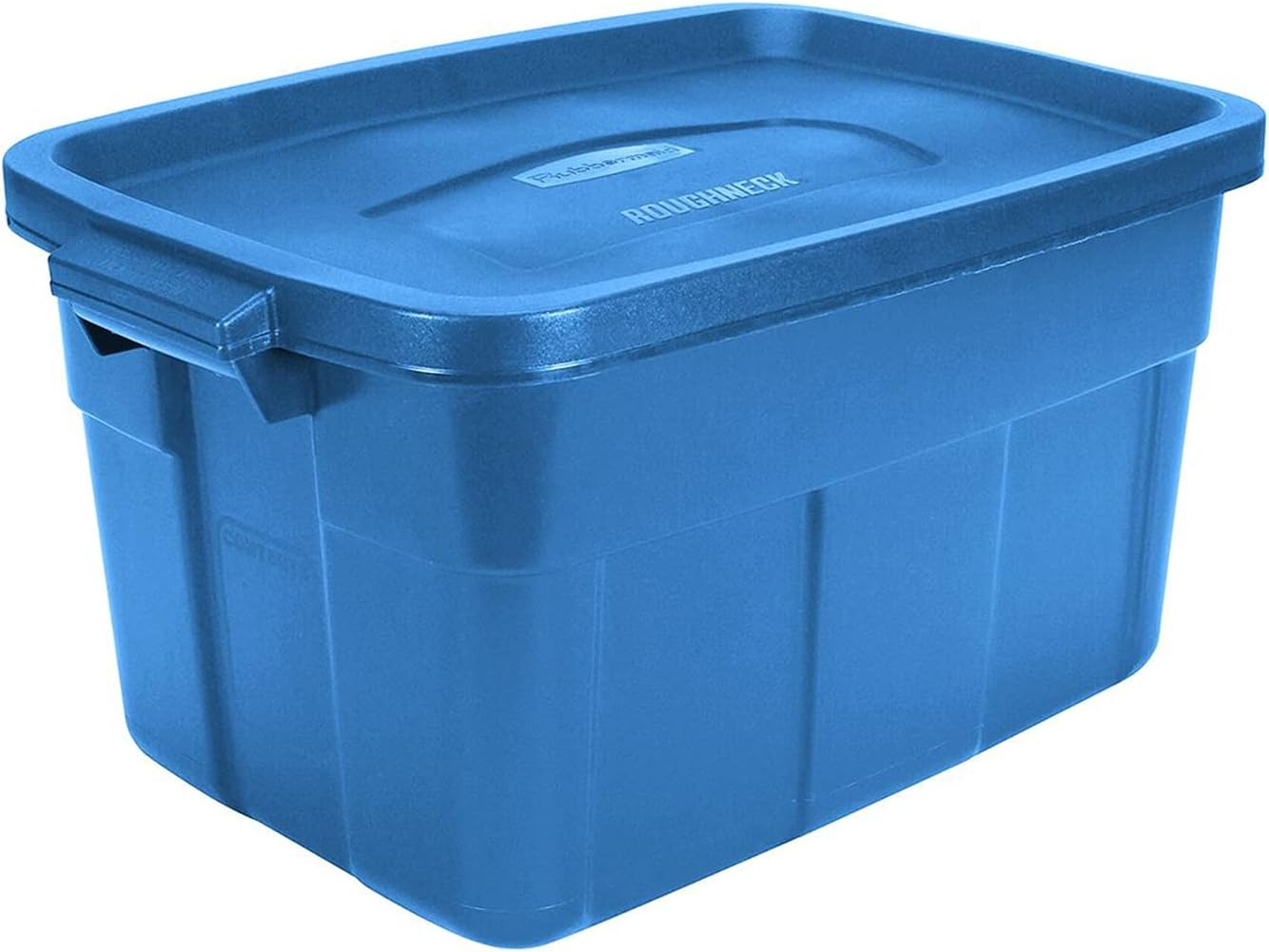 Heritage Blue 14 Gallon Plastic Stackable Storage Bins with Lids