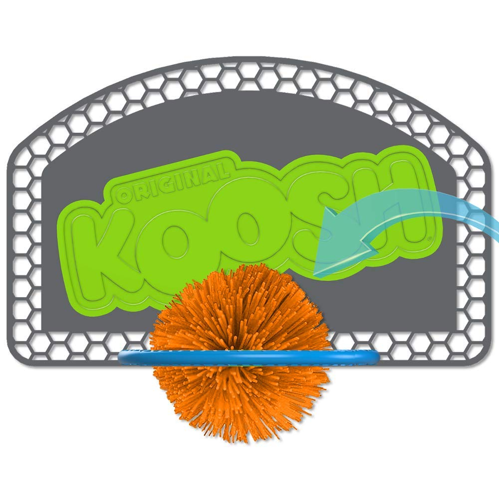Koosh Hoops Foldable Unisex Kid Ages 6+ Electronic Basketball, Silicone Multi Color 2.75"D x 12.5"W x 11.75"H