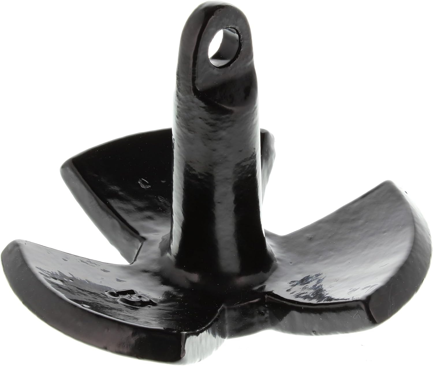 12 lb Black Vinyl Coated Cast Iron River Anchor