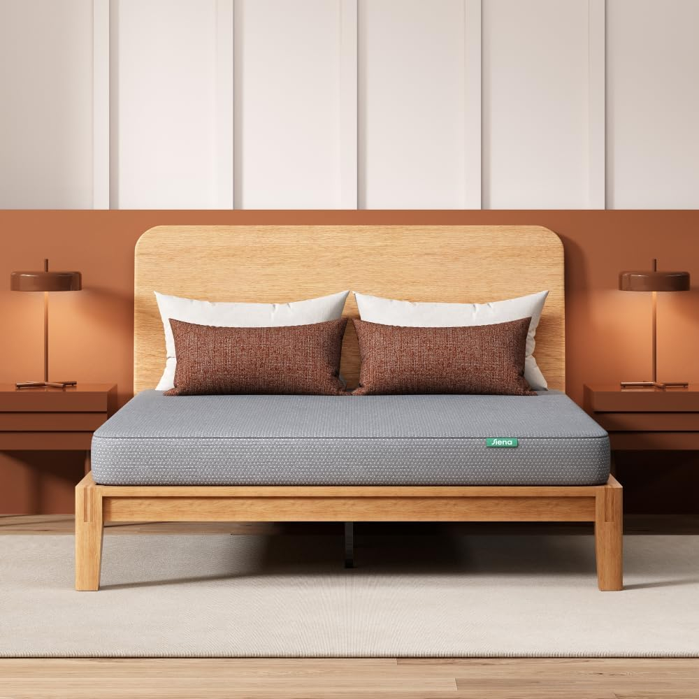 Siena 6" Queen Foam Mattress - Medium Firm - 180 Night Trial - Premium Pressure-Relieving Layers - 10 Year Warranty - Mattress in a Box - CertiPUR-US Certified