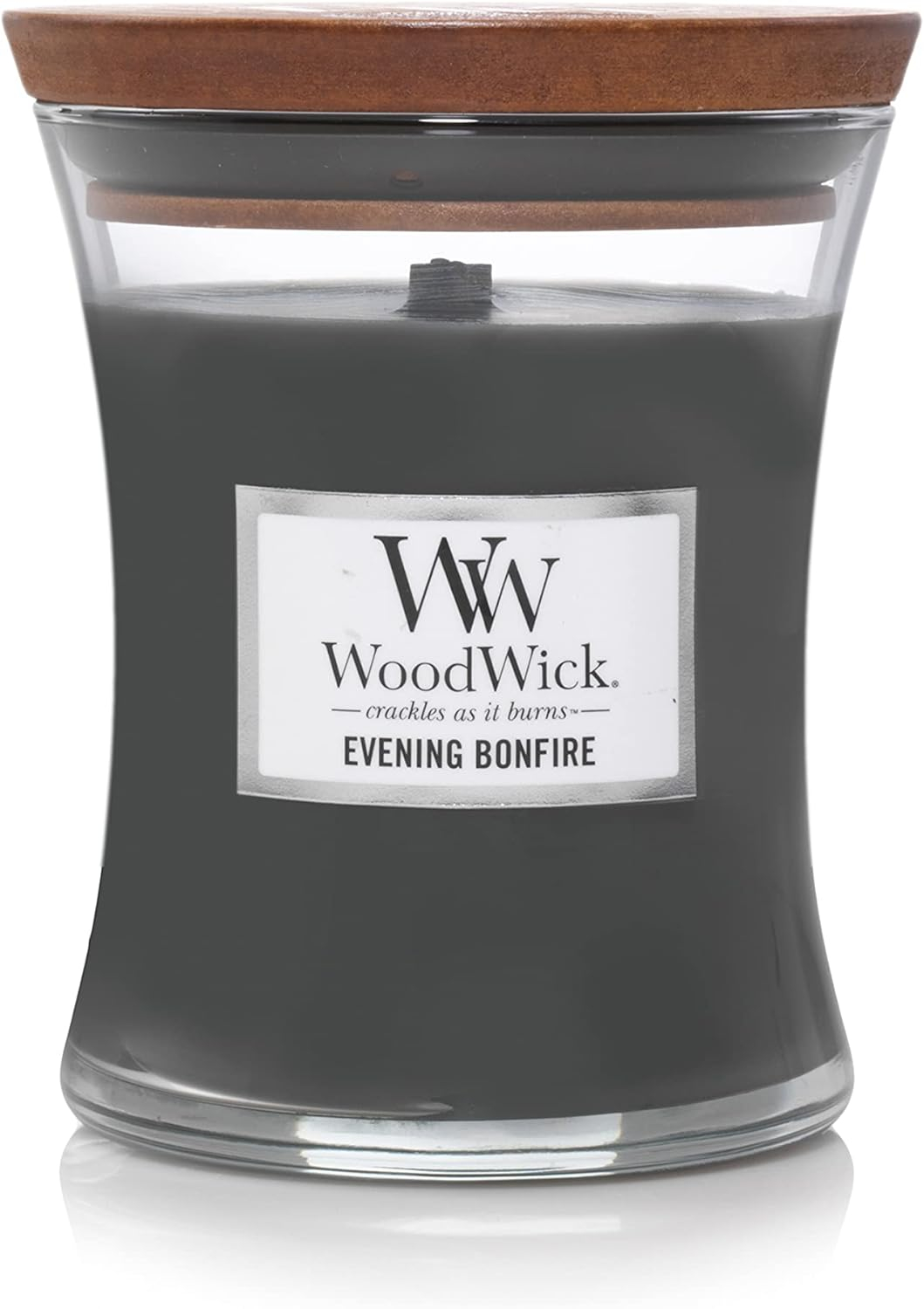 WoodWick Evening Bonfire- Medium Hourglass candle