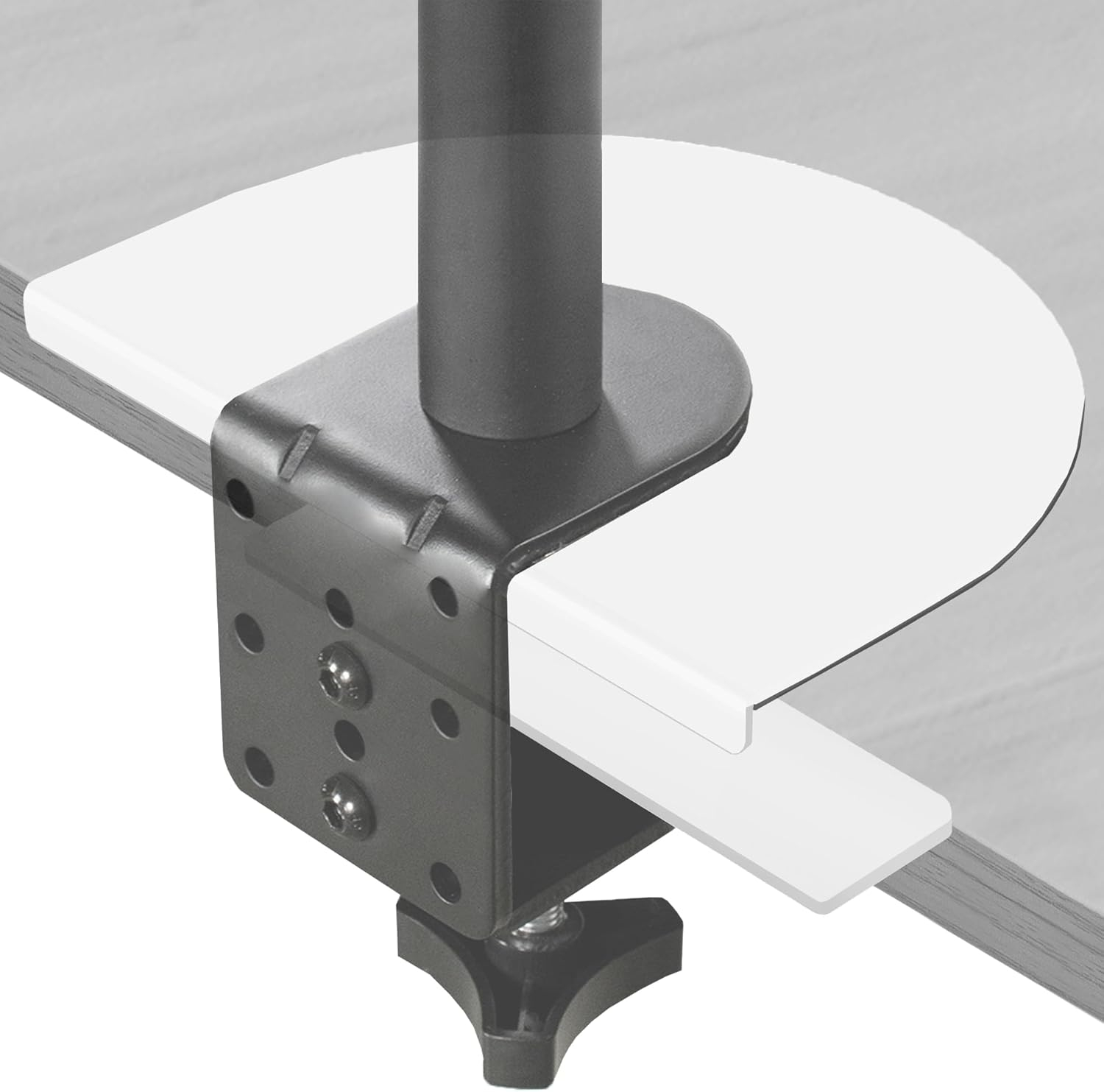 VIVO Placa de Soporte de Refuerzo de Acero Blanco para Instalaciones con Abrazadera C