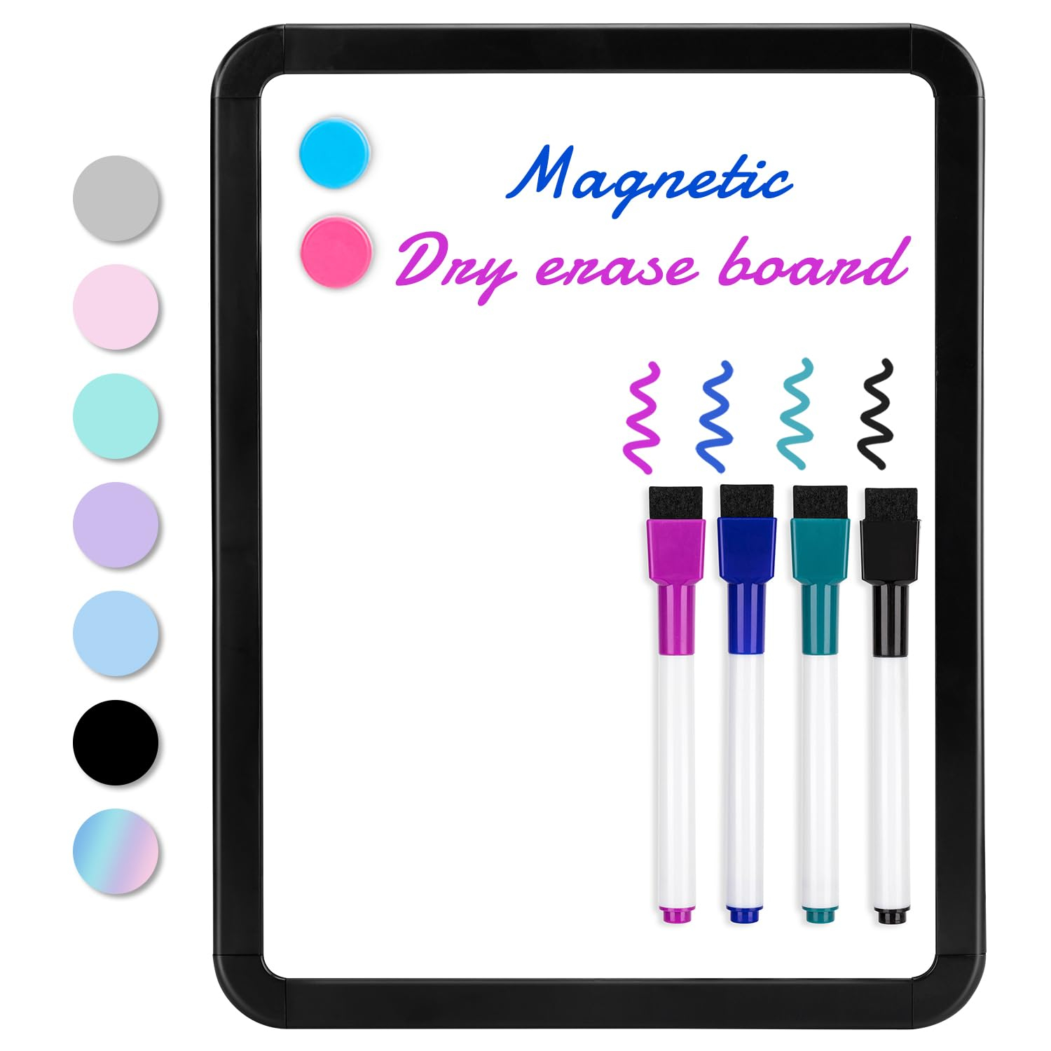 VUSIGN Small Dry Erase Whiteboard, 8.5 x 11 Inches White Board for Kids, Students, Fridge, Locker, Mini Dry Erase Board