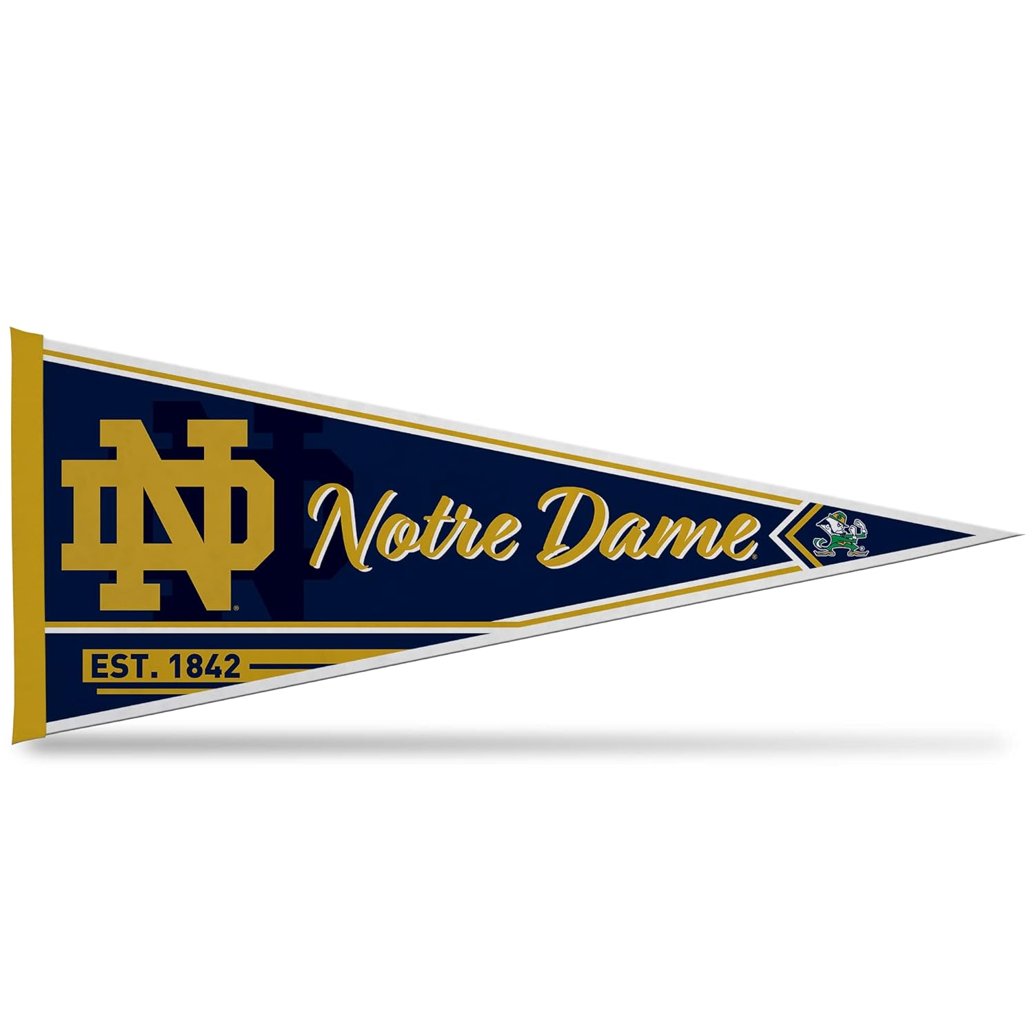 Notre Dame Fighting Irish Blue and Gold Felt Pennant