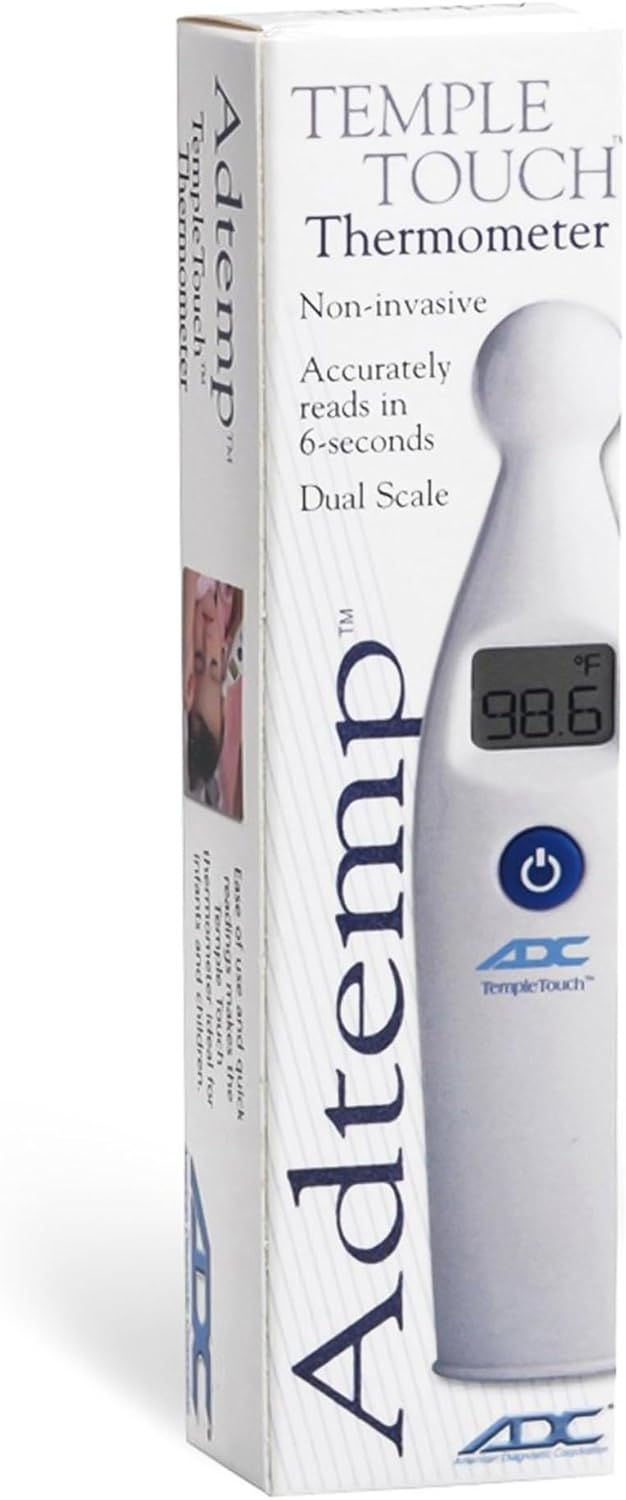 Adtemp 427 Temporal Contact Thermometer LCD Display 427Q 1 Each