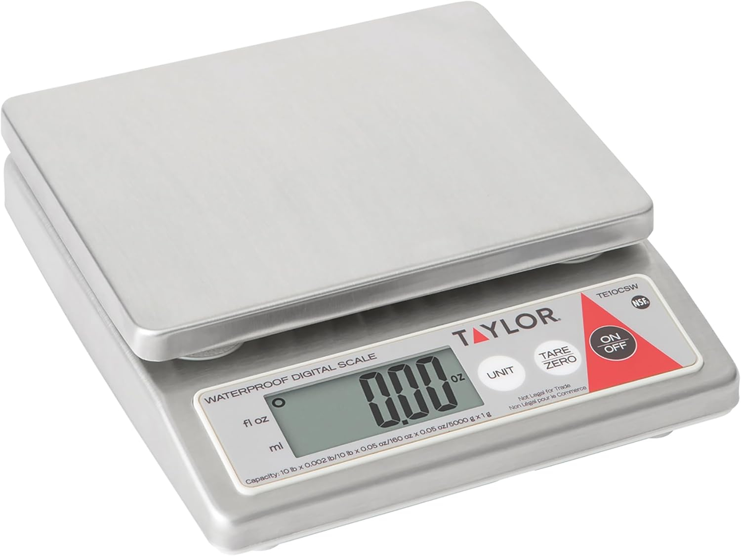 Stainless Steel Water-Resistant Digital Portion Control Scale