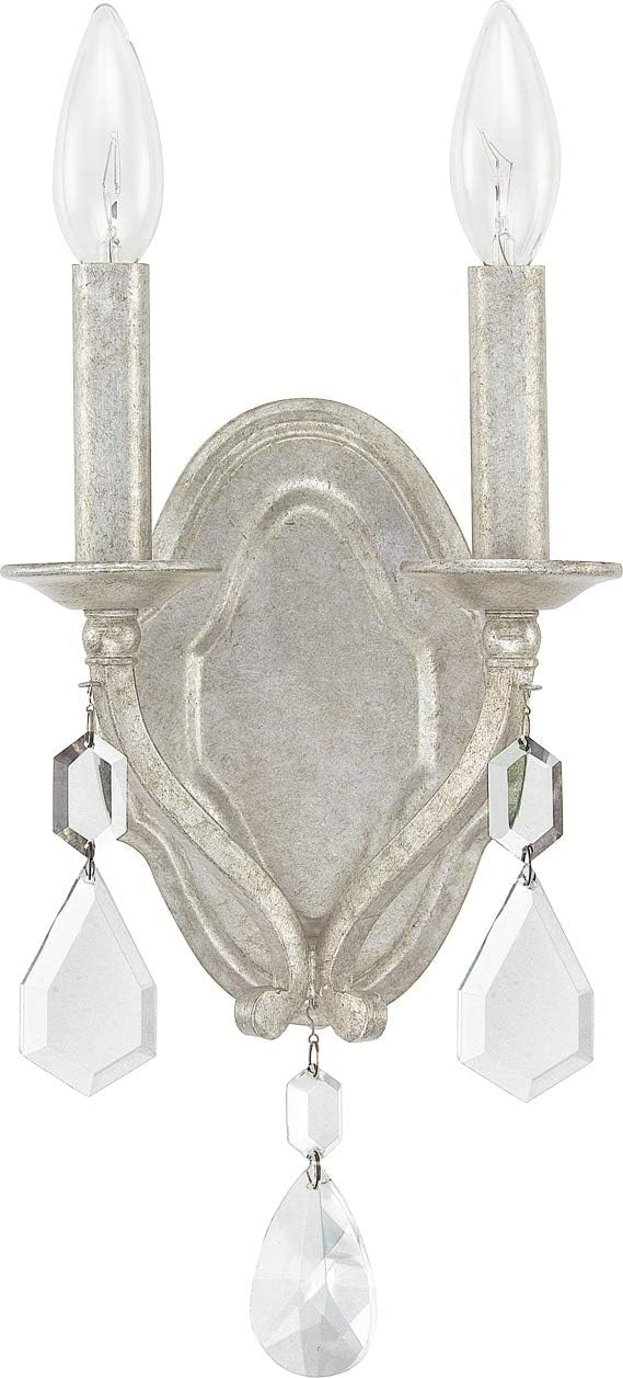 Capital Lighting 1617AS-CR Two Light Wall Sconce