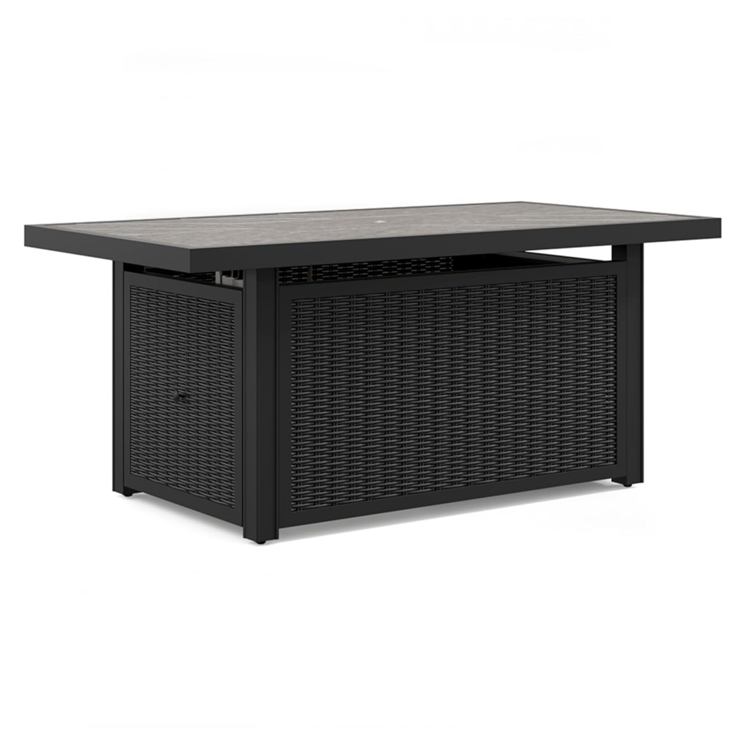 Signature Design by Ashley Beachcroft Black & Gray Outdoor Fire Pit Table