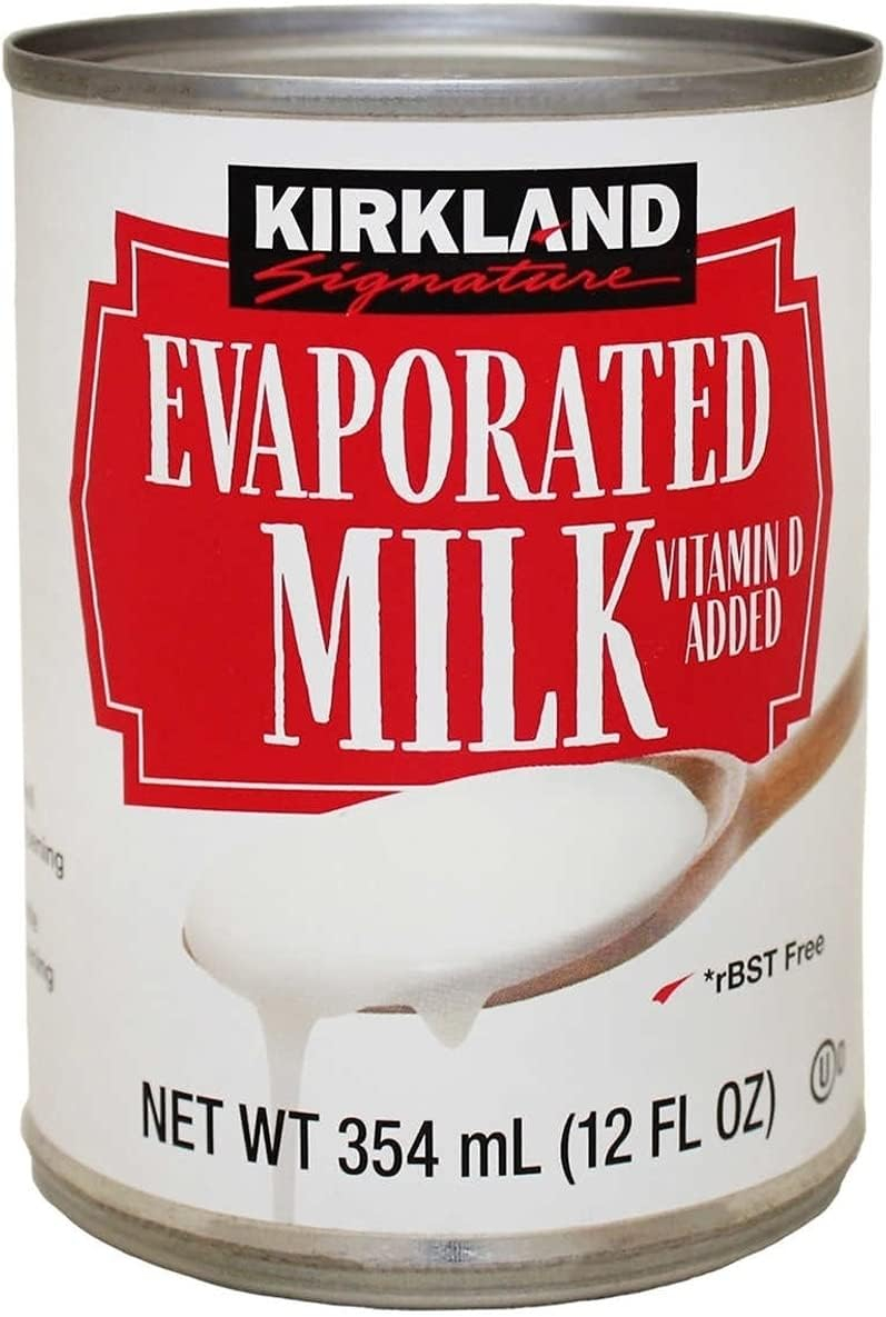 Kirkland Signature Evaporated Milk 12 Fluid Ounce (12 Count)