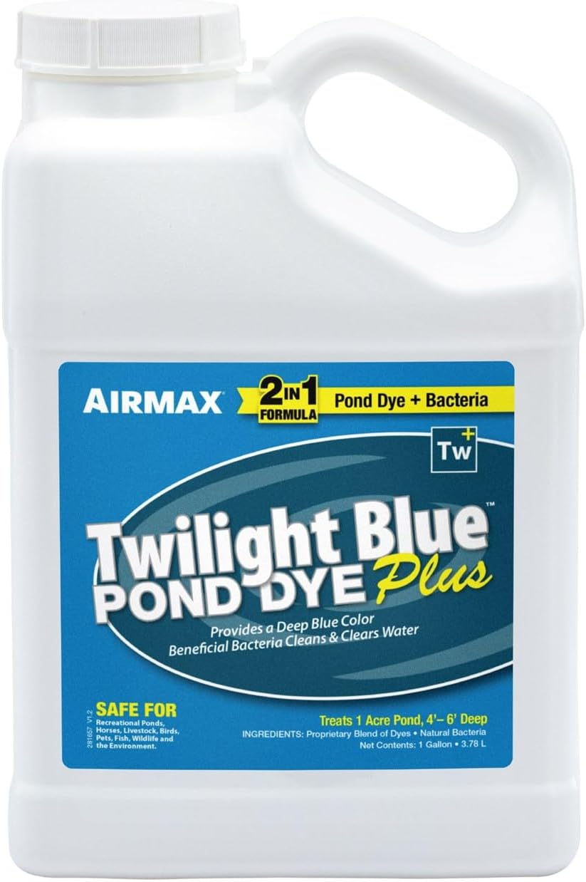 Airmax Twilight Blue Pond Dye Plus,1 Gallon