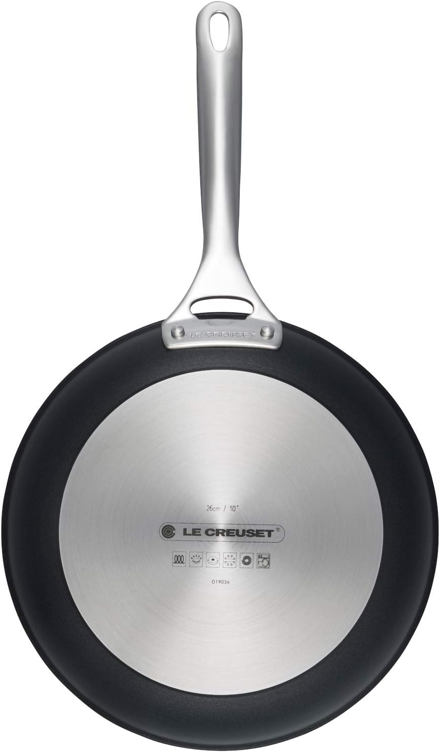 10-Inch Black Aluminum Nonstick Fry Pan