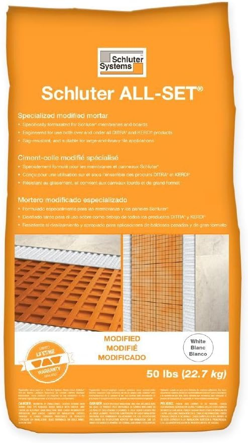 Schluter Systems All-Set White Thinset Tile Mortar ( 50 Pound(s) )