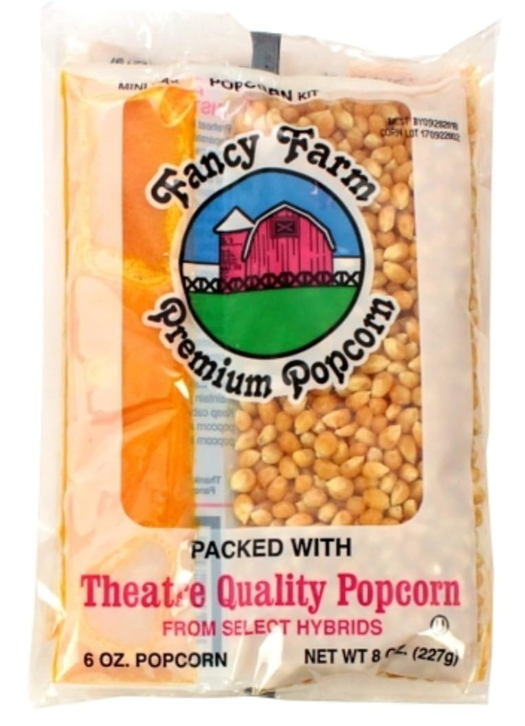 Fancy Farms Premium Theatre Quality Popcorn Kit - 8 oz, 36 per case